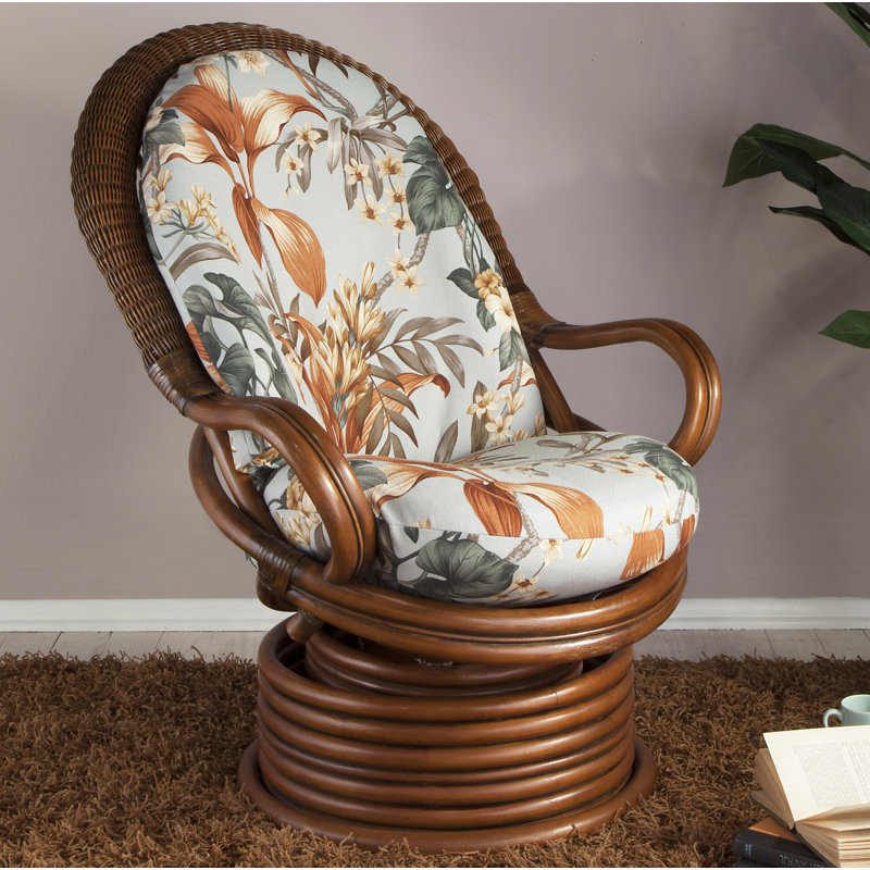 South Sea Rattan Havana Swivel Chair Wayfair